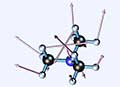 Me3N molecule with oscillation vectors